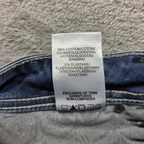 Silver Jeans Suki Capri Womens 26 Mid Rise Stretch Denim Embroidered Pockets Jea - Picture 7 of 11